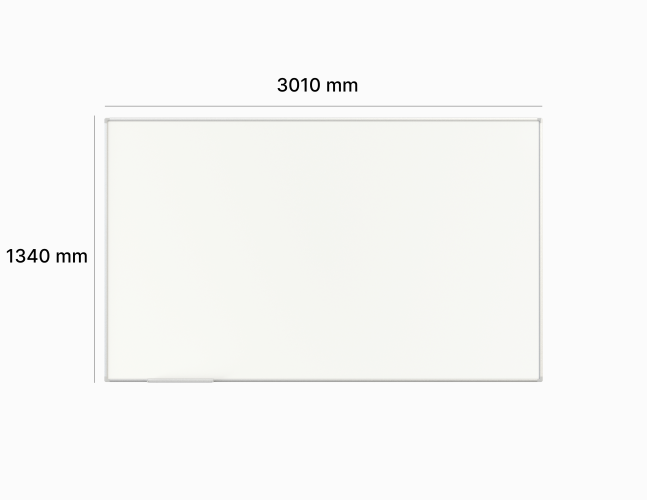 Projectio and dry erase writingboard 3010 x 1340 mm TK-Team