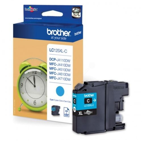 Brother LC125XLC (LC125XLC) Ink Cartridge, Cyan