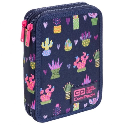 Double decker school pencil case with equipment CoolPack Jumper XL