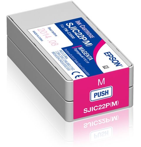Epson SJIC22P(M) (C33S020603) Ink Cartridge, Magenta