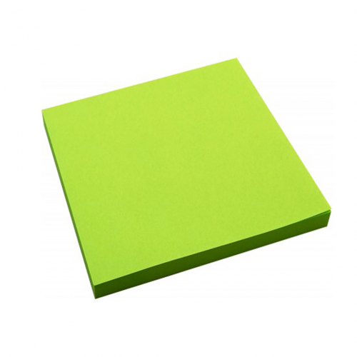 Sticky notes Forpus, Neon, 75x75mm, Green (1x80)