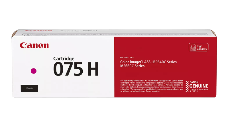 Canon CRG 075H M (6367C002) Toner Cartridge, Magenta